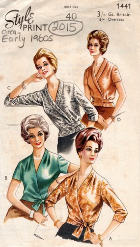 1960er vintage nähmuster b40 - vintage,