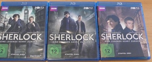 Sherlock staffel blu ray - staffel, 1-3