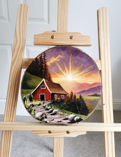 Rustikale landschaft zoll - rustikale,