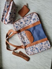 Damen Wochenend Tasche Kulturtasche Schultertasche