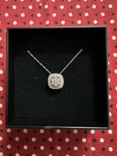 Kette Mit Brillantanhänger in 10k Gelbgold