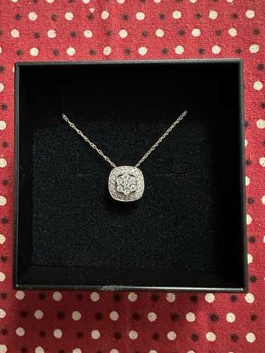 Kette mit brillantanhänger - brillantanhänger, in