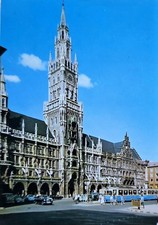 AK München Marienplatz Tram 1968