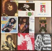 Marc Bolan T.Rex Set of 9 UK
