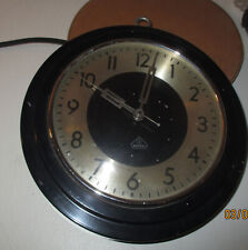 Siemens Wanduhr Fabrikuhr Art Deco elektrisch 20 cm Bauhaus