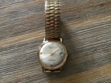 Alte Armbanduhr von KIENZLE Selecta 17 Rubine HAU Flexarmband antimagnetisch