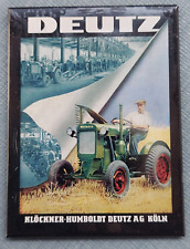DEUTZ Kühlschrankmagnet KHD Klöckner Humboldt Deutz Köln Traktor Bulldog