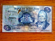 1985 Bank of Scotland UK £5