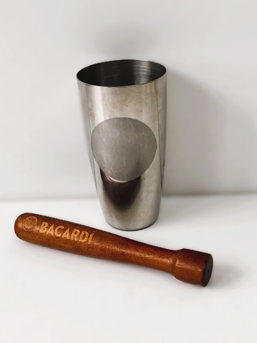 Bacardi vintage holzmuddler - vintage,