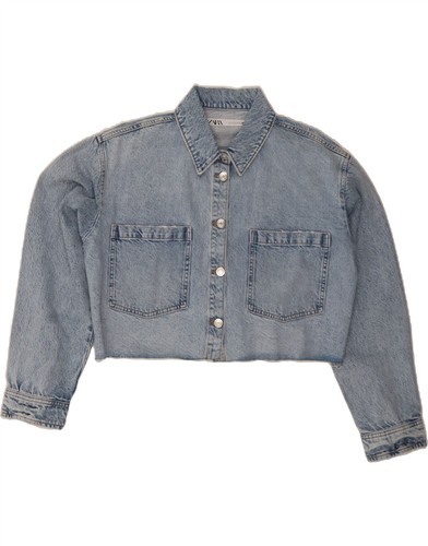 Zara damen crop jeansjacke - crop, uk