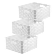 Rotho 3er-Set Aufbewahrungsbox Kiste Box 14l COUNTRY