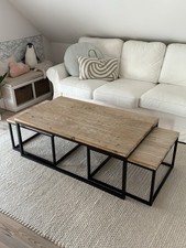 Couchtisch Sofatisch Wohnzimmer Holz 3-teilig Nur Abholer Sehr Guter Zustand