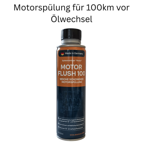 Motorspülung für 100km vor
