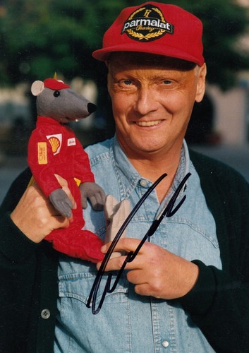 Niki lauda 13x18 signiertes - 13x18, cm