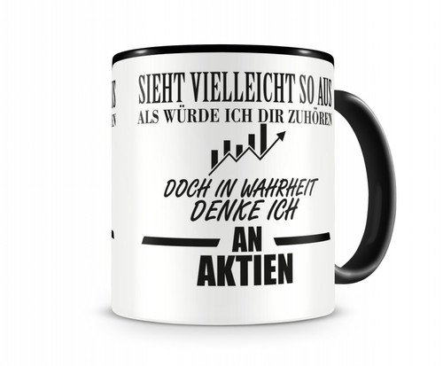 Ich denke aktien - ich, tasse