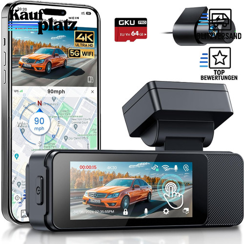 Dashcam 5k touchscreen - dashcam,