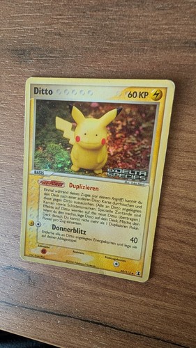 Pokemon ditto als pikachu - pokemon, holo