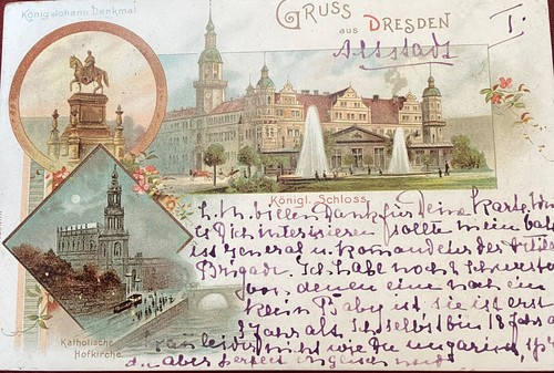 Alte gruss aus - alte, ak-gruss