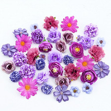 Kunstblumen Blumenköpfe Stile Künstliche Blumen Mini Seidenblumen Blütenköpfe