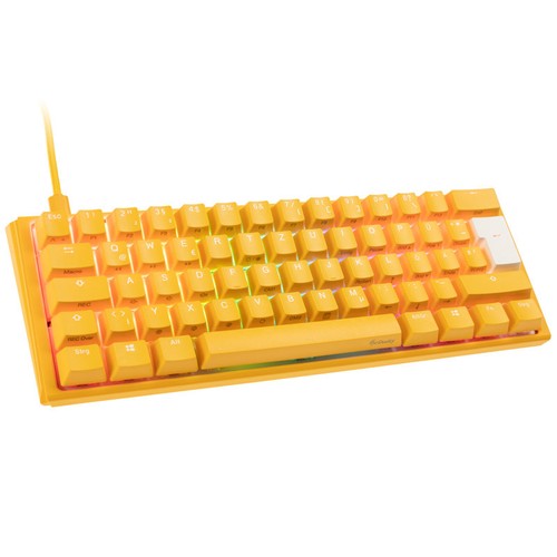 Ducky one yellow mini gaming - yellow,