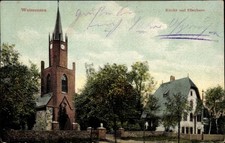 Berlin weißensee kirche - ak, weißensee,