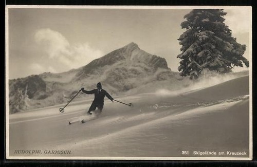 Ansichtskarte garmisch - ansichtskarte,