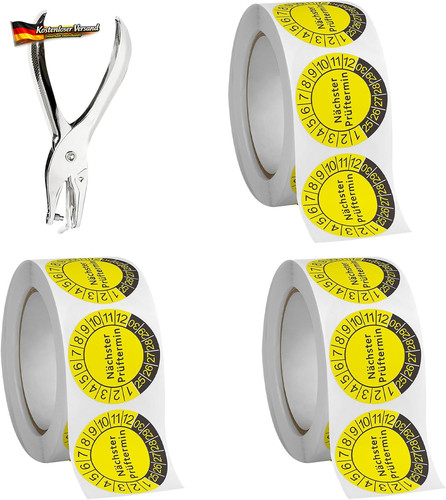 Prüfplaketten set für - prüfplaketten,
