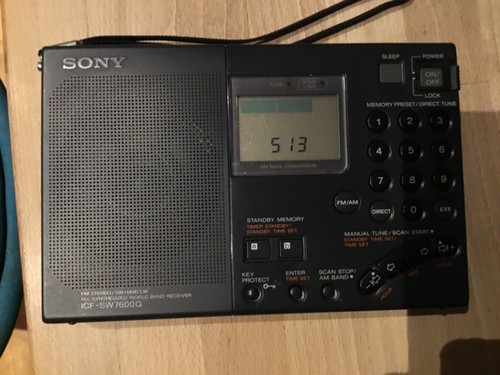 Sony icf sw7600g - sony, icf-sw7600g