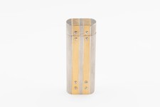 Cartier Briquets Lighters Santos Feuerzeug Silber / Gold Finish Cartier Paris