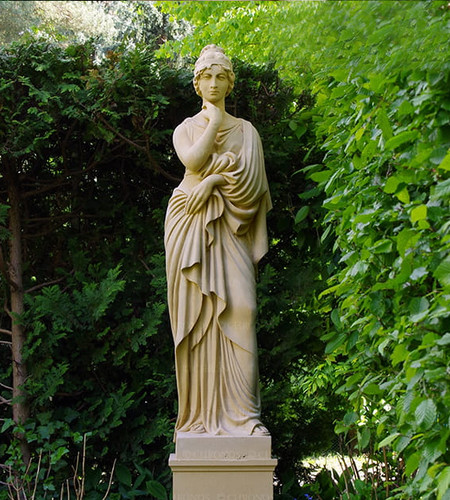 Steinfigur polyhymnia - 🔶steinfigur,