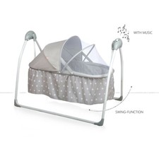 Schaukelwiege Baninni Babyschaukel Krippe Gondola Grau BNBS004-GYST TOP Zustand