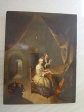 Antikes gemälde musik stunde - gemälde,