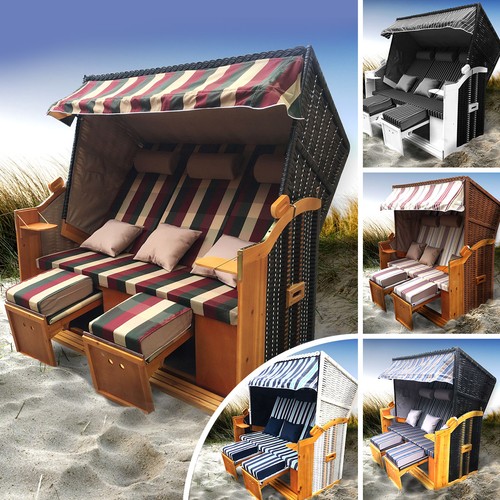 Strandkorb ostsee sitzer - strandkorb, 3-sitzer