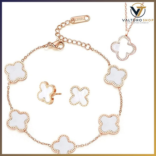 Schmuckset vierblättriges - schmuckset,