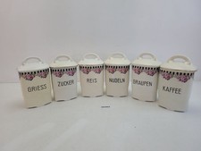 6x Vorratsbehälter Keramik