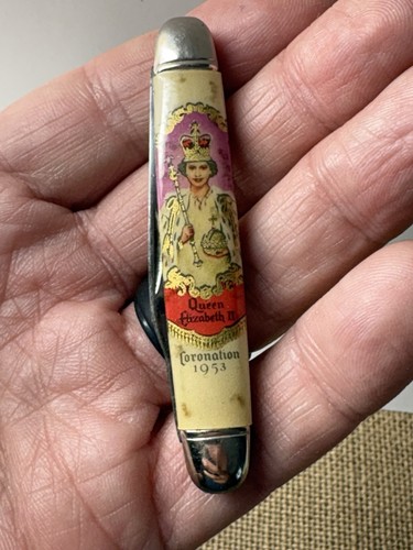 Vtg 1953 coronation pocket - 1953,