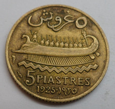 Libanon 5 Piaster, 1925 ##