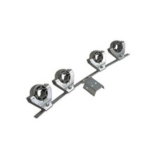 ►Multifeedhalter 4-fach Stahl Universal MF-24 Multifeedschiene LNB Halterung