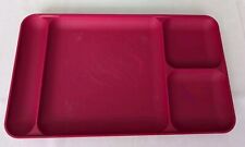 Tupperware Serviertablett,große Platte,Teller,Picknick,Camping,brombeer,gebr,rar