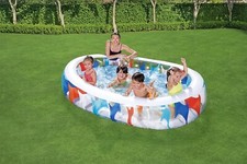 XXL Pool Planschbecken Familien Pool 542L oval Bestway 54066 229 x 152 x 51cm 6+