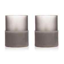 ELAMBIA 2 LED-Kerzen im Glas-Windlicht Flamme Luma, Timer S28 grün