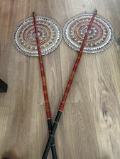 Sesath & MuraAyuda Sri Lanka (asiatische Deko Fächer, Wanddekoration