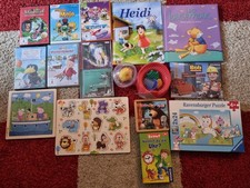 Konvolut Spielzeug DVD's CD's Bücher Baby Kleinkind 18 Teile