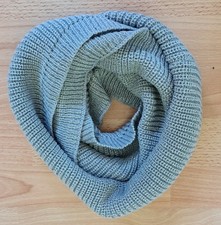 Loop Schal Ca. 100 Cm 1m Umfang Schlauchschal Silber Grau Glitzer Glitzernd 