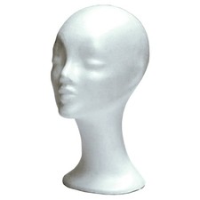 Styroporkopf weiß