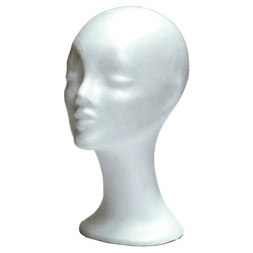 Styroporkopf weiß