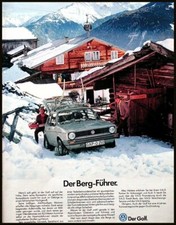 VW Golf 1, originale Werbung