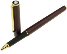 Montblanc S Line Rollerball Nr.2318 Dunkelrot Gold Fineliner Slimline TOP