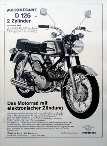 Motobecane 125 originale - d,