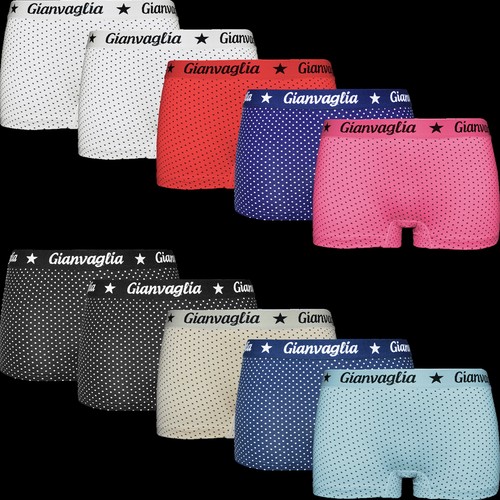 Damen boxershorts slips - 10,